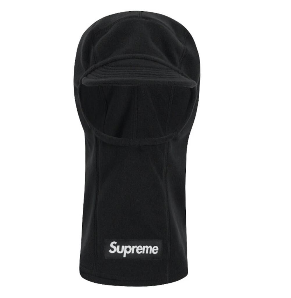 Supreme Polartec Brim Balaclava Black FW22